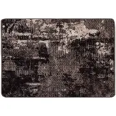 vidaXL Tapijt Runner MARSA Zwart 100 x 150 cm Polyester en PVC