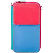 Mywalit Portemonnee lichtblauw / mintgroen / rood