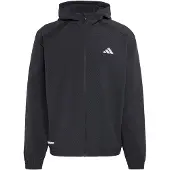 Adidas Trainingsjack 'Tech Apparel' antraciet / zwart / wit