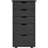 vidaXL Kast Grijs 34 x 39 x 61,5 cm Massief vurenhout