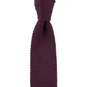 Sir Redman SR22054 ( SRTIE22054 ) gebreide stropdas aubergine