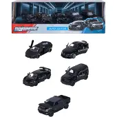 Majorette Pack de 5 voitures Black Edition