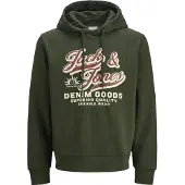 Jack & Jones Logo 2 Col Hoodie