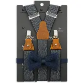 Sir Redman SR20123 ( SRCOMBI20123B ) bretels combi pack Visgraat motief blauw