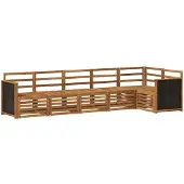 vidaXL Buiten bank set 5 st Naturel Massief Acacia Hout