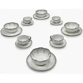 Serax Inku Breakfast Set - Set van 16 Green