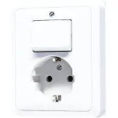JUNG CD500 Gecombineerde Schakelaar Stopcontact Met Aardcontact - 5576EUWW