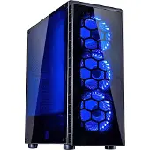 Inter-Tech 88881292 Case ATX Midi CXC2 Blue, w/o PSU