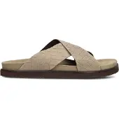 Stefano lauran Heren Slippers 26001 - Beige - Maat 47