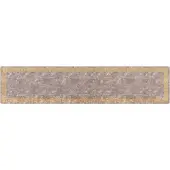vidaXL Tapijt Runner MARSA Grijs 100 x 450 cm Polyester en PVC