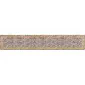 vidaXL Tapijt Runner MARSA Grijs 80 x 450 cm Polyester en PVC