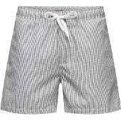 Only & Sons Zwemshorts 'ONSTed' groen / wit