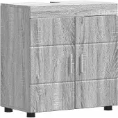 vidaXL Badkamermeubel Set TULUM 2 pcs Grijs Sonoma 60 x 34 x 63 cm
