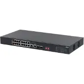 Dahua S3218-16ET-135 18-poorts unmanaged desktop switch met 16-poorts PoE