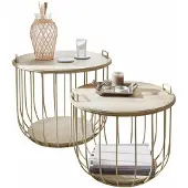 Loberon Salontafel set van 2 Lawson