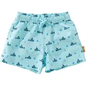Fresk UV Zwembroek voor Jongens 122 - Sneldrogende Zwemkleding - UV-bescherming UPF 50 - Zwemshort Kinderen - Blauw - Submarine