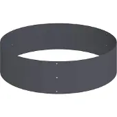 vidaXL Tuin Plantpot Antraciet 120 x 120 x 20 cm Koudgewalst staal