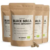 Cupplement - Zwarte Maca Capsules 500 mg Biologisch - Multipack 400 St