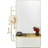 Kare design Kapstok Spiegel Tristan 150x76cm goud