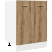 vidaXL Onderkast Lyon 60x46x81,5 cm bewerkt hout artisanaal eikenkleur
