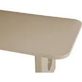 Vente-unique Eettafel voor 8 personen van MDF - Taupe - NAKONI