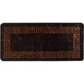 vidaXL Tapijt Runner MARSA Zwart 100 x 200 cm Polyester en PVC