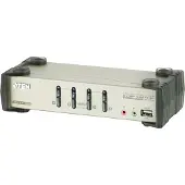 Aten CS1734B-AT-G 4P PS/2-USB VGA/Audio KVMP Switch W/OSD