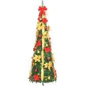 vidaXL Kunstkerstboom pop-up 100 LED's 150 cm groen