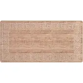 vidaXL Tapijt Runner MARSA Wit 100 x 200 cm Polyester en PVC