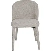 Vente-unique Set van 2 stoelen in getextureerde stof - Beige - MUKLEA