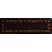 vidaXL Tapijt Runner MARSA Zwart 80 x 250 cm Polyester en PVC