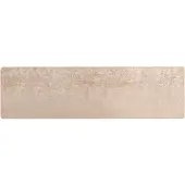vidaXL Tapijt Runner MARSA Beige 100 x 400 cm Polyester en PVC