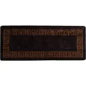 vidaXL Tapijt Runner MARSA Zwart 80 x 200 cm Polyester en PVC