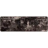 vidaXL Tapijt Runner MARSA Zwart 50 x 400 cm Polyester en PVC