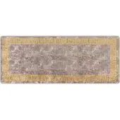 vidaXL Tapijt Runner MARSA Grijs 80 x 200 cm Polyester en PVC