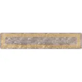 vidaXL Tapijt Runner MARSA Grijs 50 x 250 cm Polyester en PVC