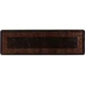 vidaXL Tapijt Runner MARSA Zwart 50 x 150 cm Polyester en PVC