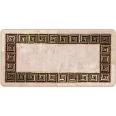 vidaXL Tapijt Runner MARSA Zwart 50 x 100 cm Polyester en PVC