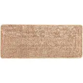 vidaXL Tapijt Runner MARSA Geel 100 x 200 cm Polyester en PVC