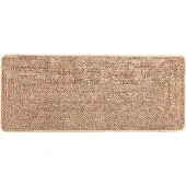 vidaXL Tapijt Runner MARSA Geel 50 x 100 cm Polyester en PVC