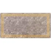 vidaXL Tapijt Runner MARSA Grijs 100 x 200 cm Polyester en PVC
