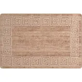 vidaXL Tapijt Runner MARSA Wit 100 x 150 cm Polyester en PVC