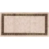 vidaXL Tapijt Runner MARSA Zwart 100 x 200 cm Polyester en PVC