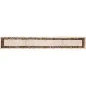 vidaXL Tapijt Runner MARSA Beige en Zwart 50 x 350 cm Polyester en PVC