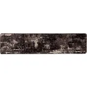 vidaXL Tapijt Runner MARSA Zwart 80 x 450 cm Polyester en PVC