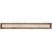 vidaXL Tapijt Runner MARSA Zwart 50 x 400 cm Polyester en PVC