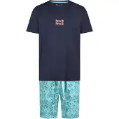 Phil&Co. Pyjama kort blauw