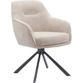Meubelplaats AVOLA ARMCHAIR LINEN - eetkamerstoelen set van 2