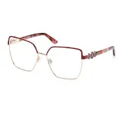 GUESS GU50229 Matte dark red 57/16/140 WOMAN Brilmonturen