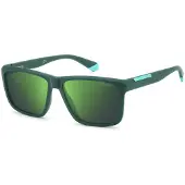 Polaroid Zonnebril PLD 2164/S 58/15/145 Matte teal blauwe polycarbonaat monturen MAN PLD 2164/S